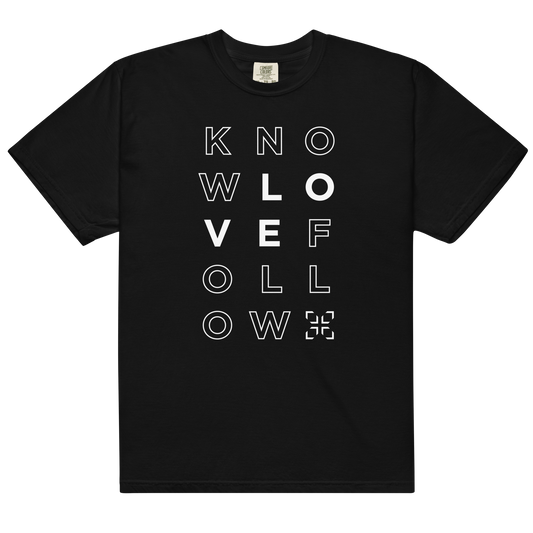 Know Love Follow Short-Sleeve Tee