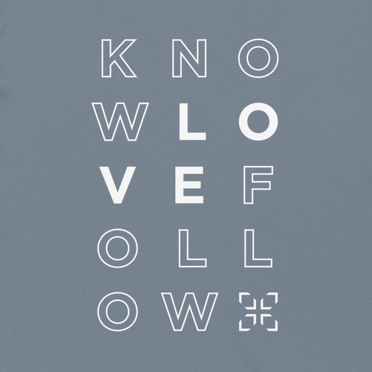 Know Love Follow Short-Sleeve Tee