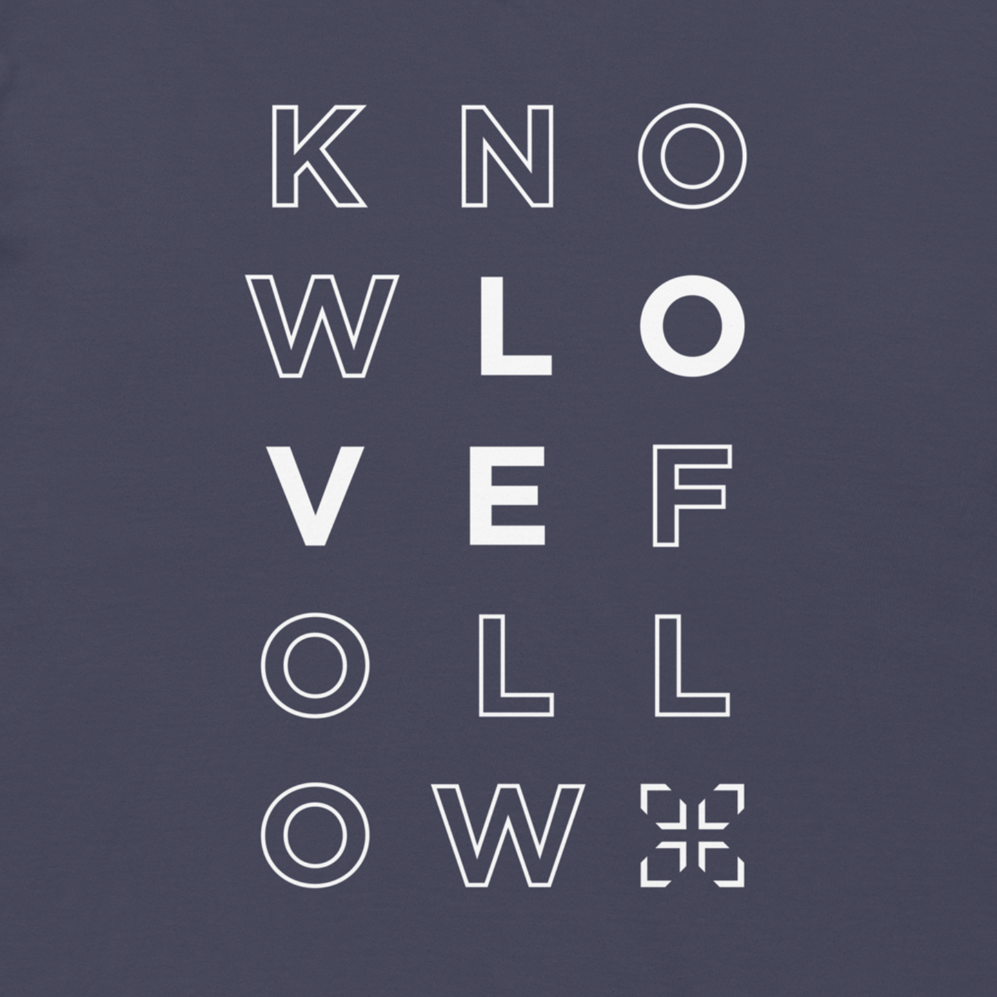 Know Love Follow Short-Sleeve Tee